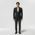 Men's Structured Shoulder Blazer