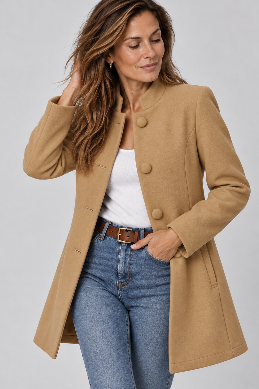 Women's Elegant Tailored Overcoat