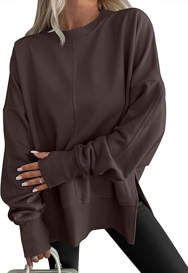 Women's Oversized Crew Neck Sweater