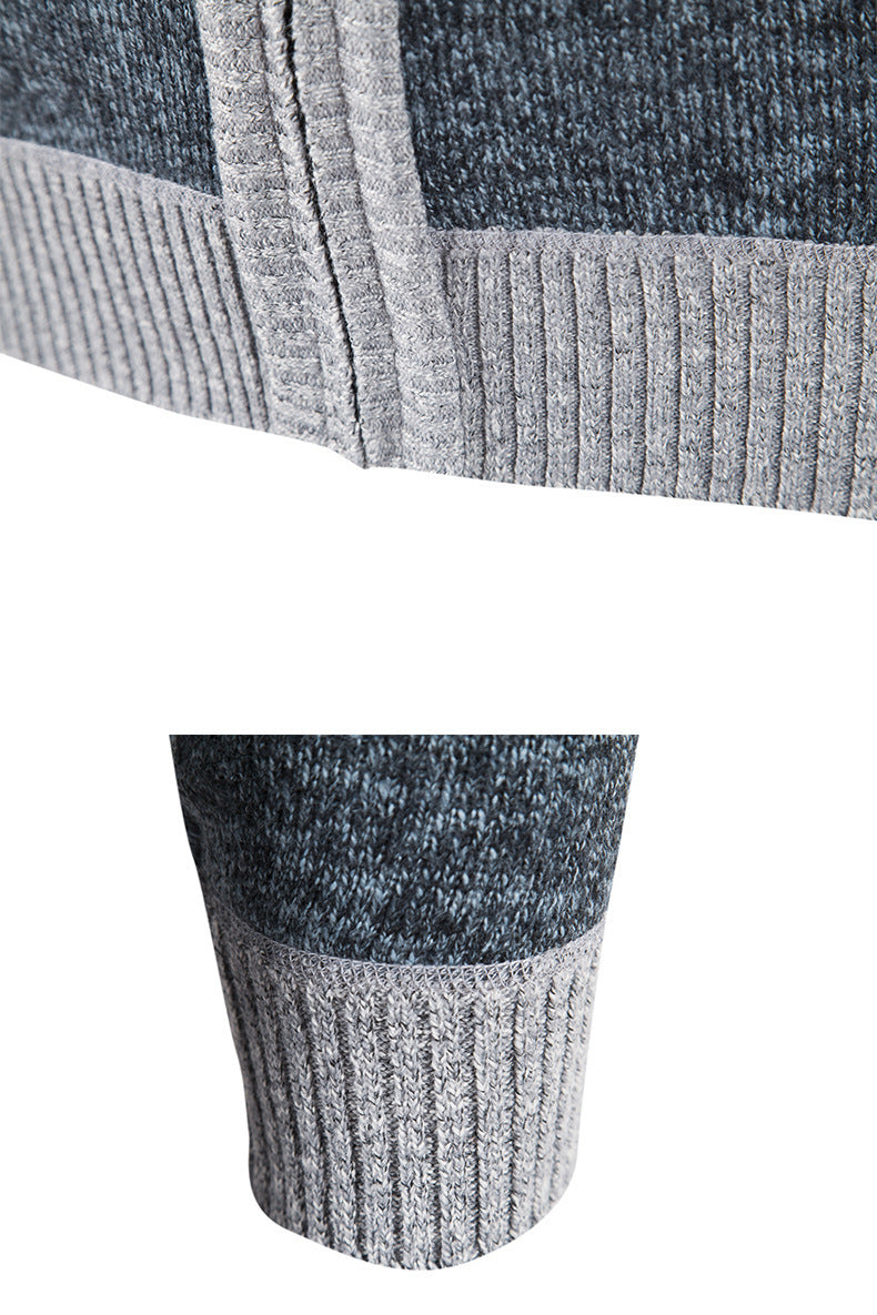 Men's Fleece-Lined Zip-Up Cardigan