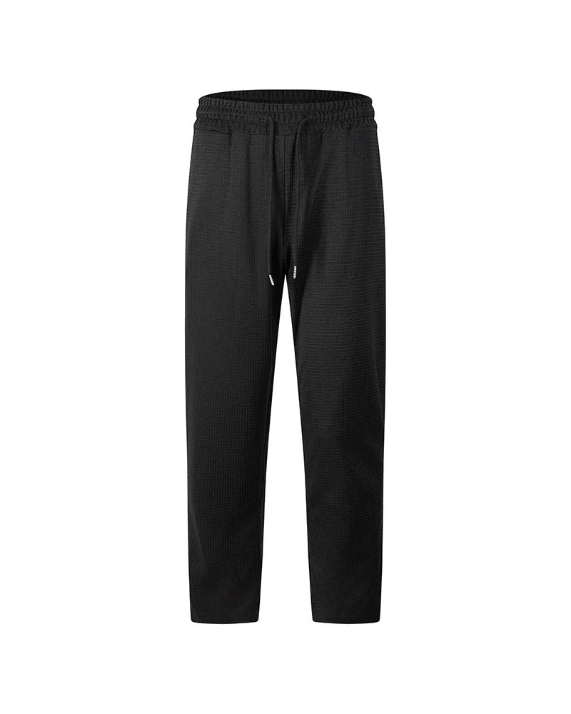 Men's Waffle Knit Drawstring Sweatpants