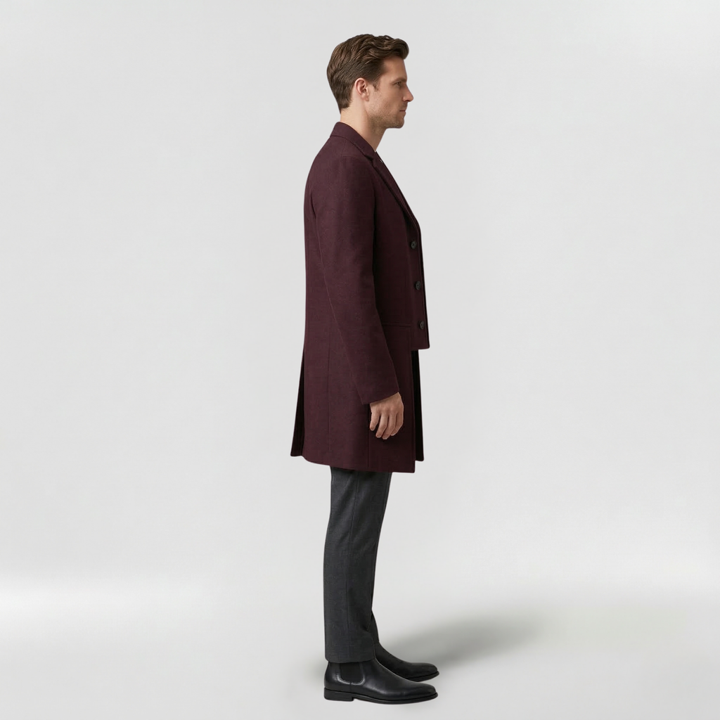 Men's Tailored Mid-Length Coat