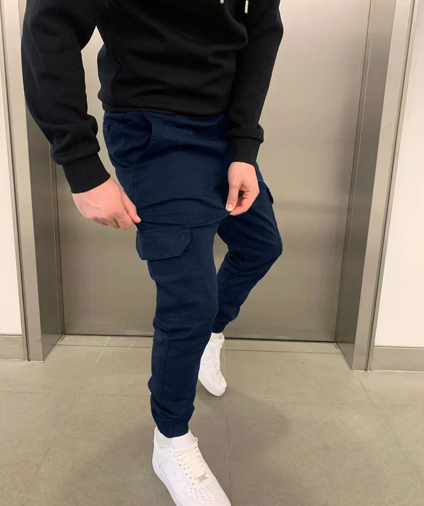 Men's Tapered Stretch Cargo Jogger Pants