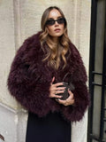Women's Fluffy Faux Fur Jacket