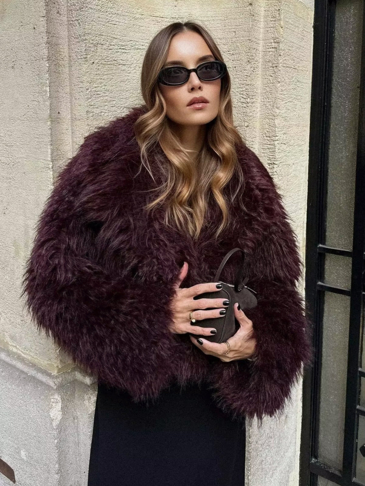 Women's Fluffy Faux Fur Jacket