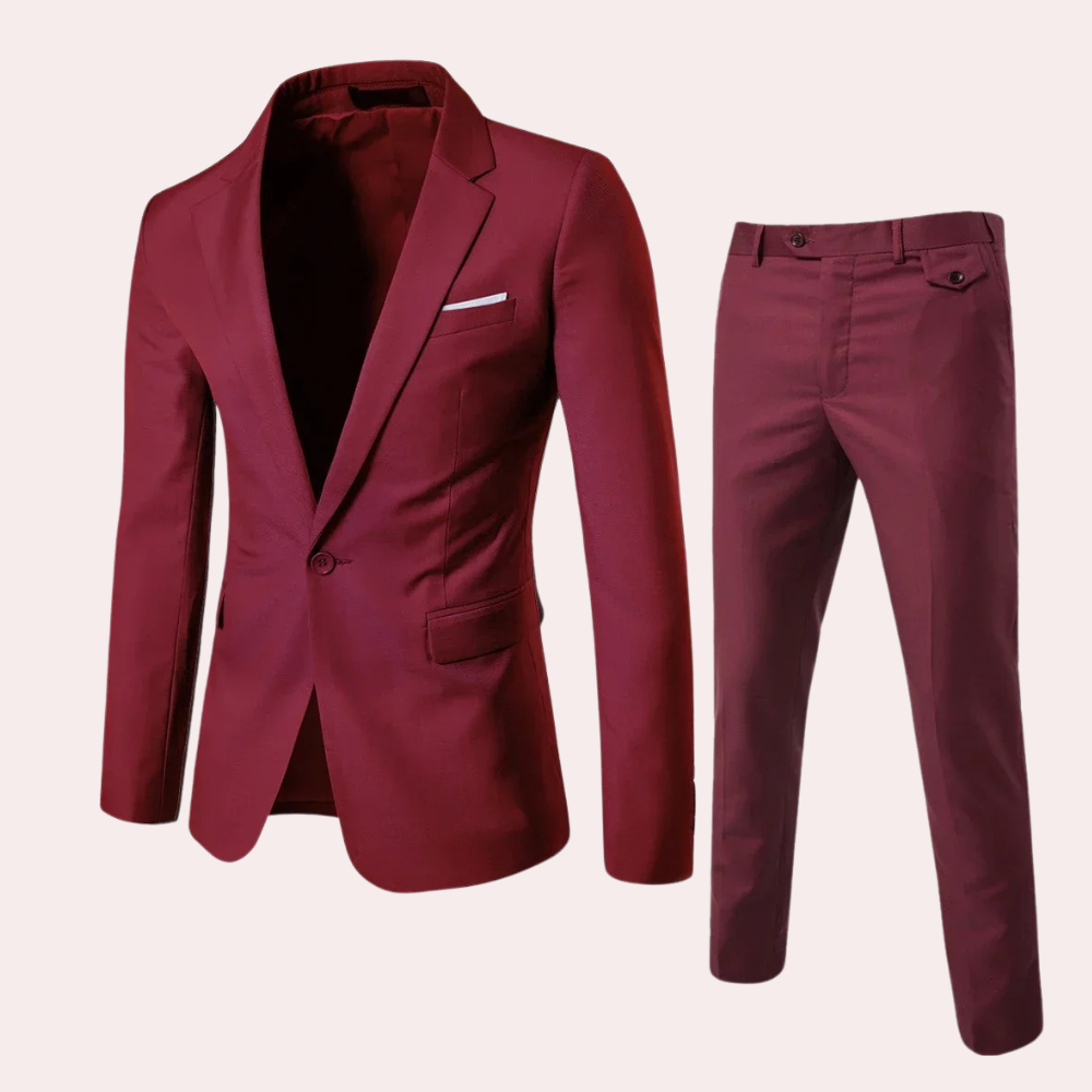 Men's Two-Piece Slim Fit Suit