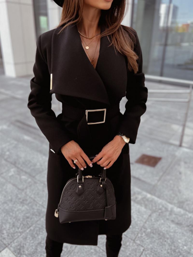 Women's Belted Maxi Wrap Coat