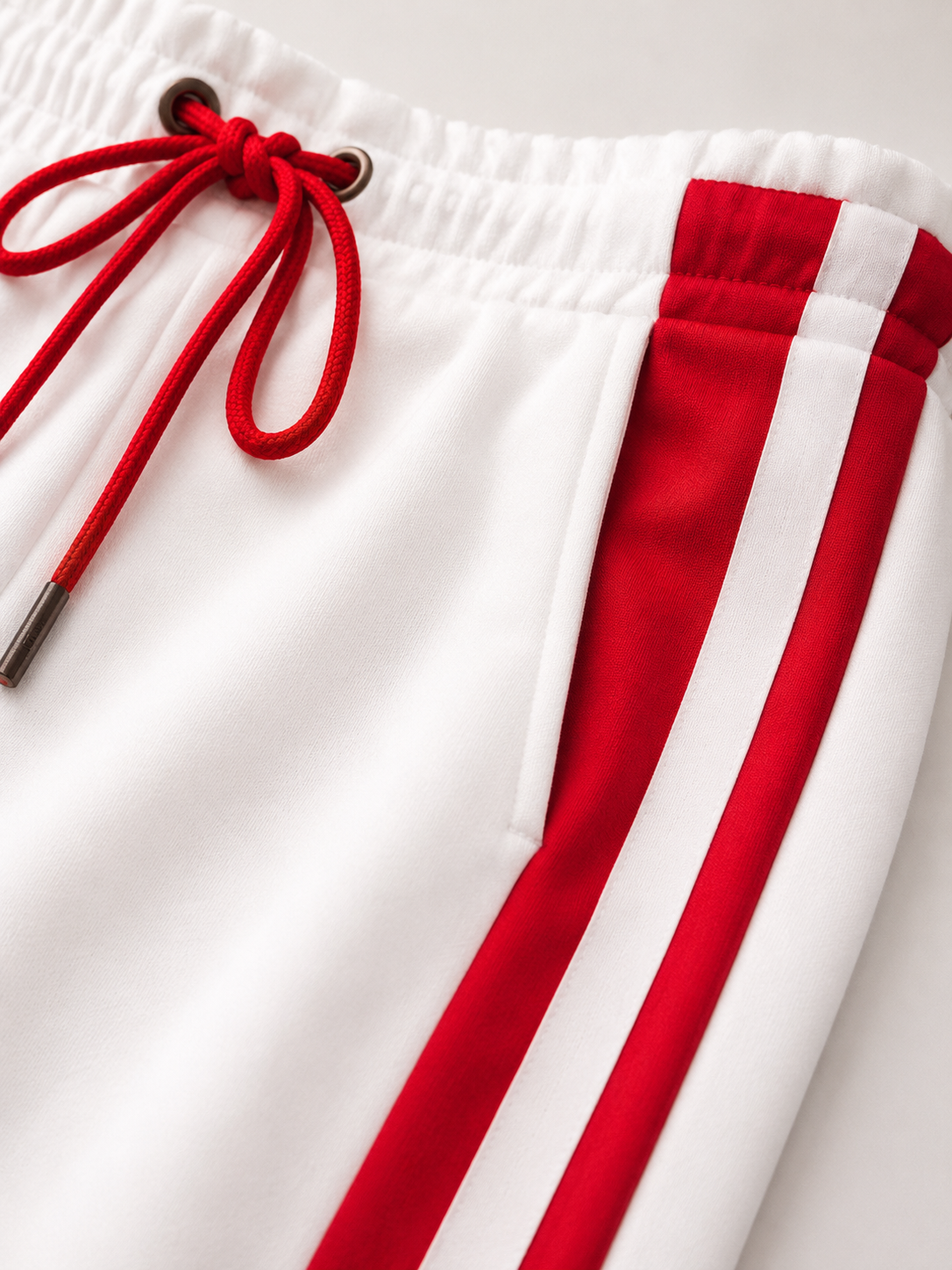 Women's Two-Piece Contrast Stripe Tracksuit Set