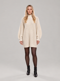 Women's Oversized Turtleneck Knit Sweater