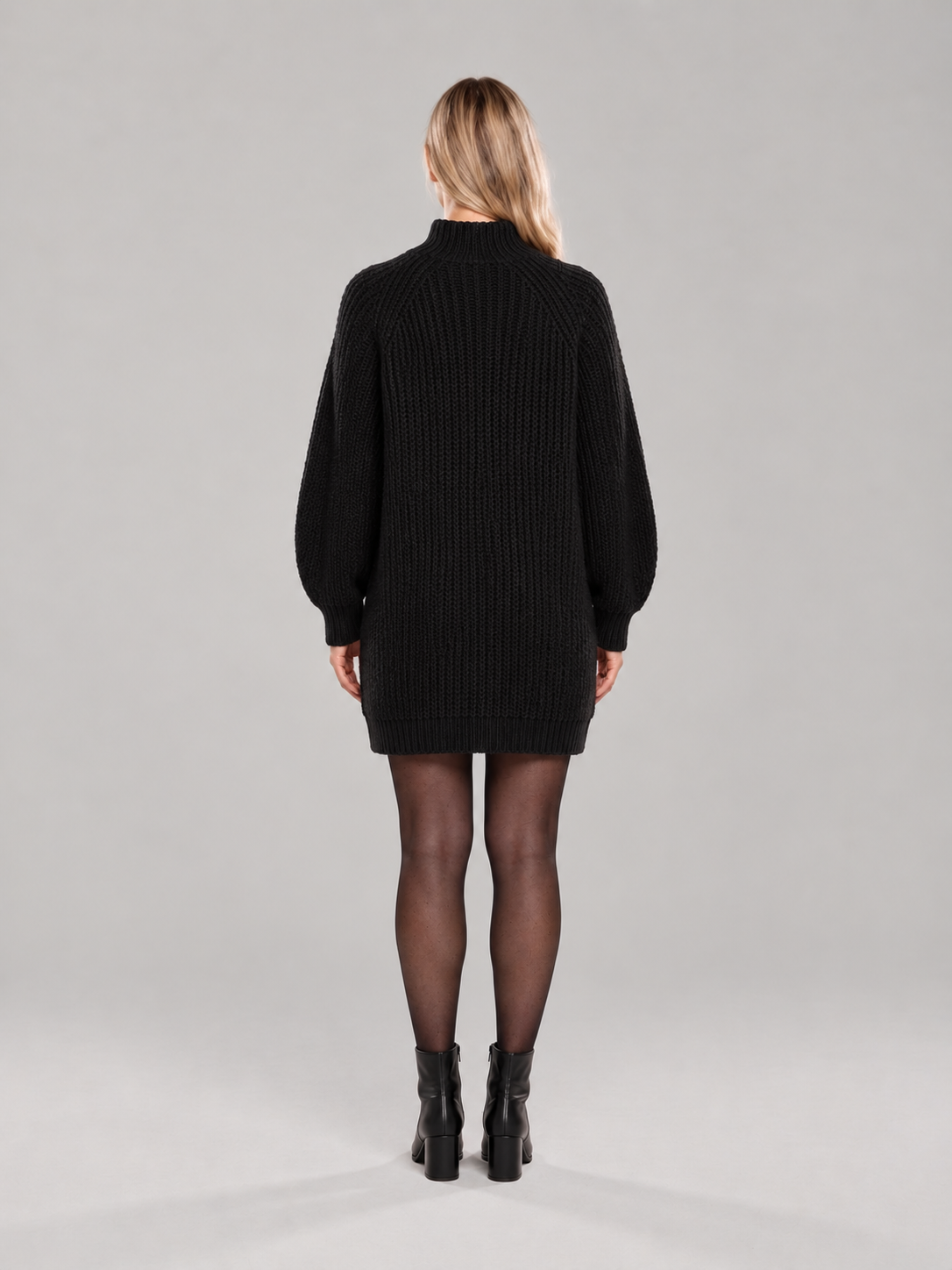 Women's Oversized Turtleneck Knit Sweater