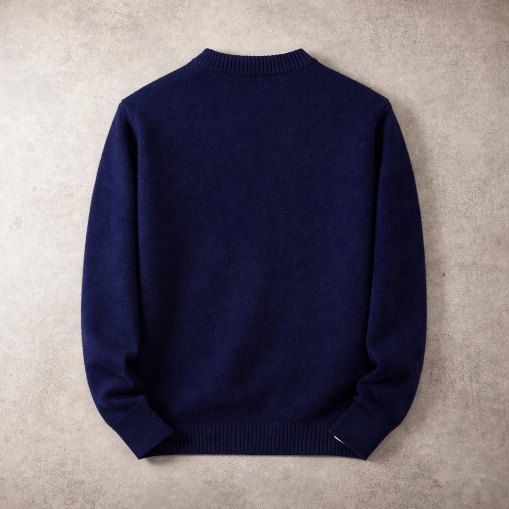 Men's Fine Knit Crewneck Sweater