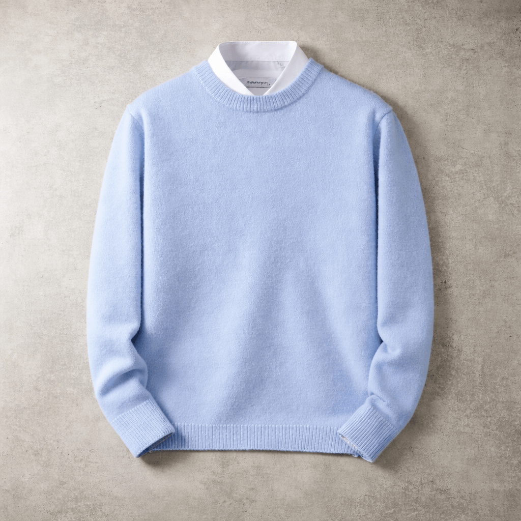 Men's Fine Knit Crewneck Sweater