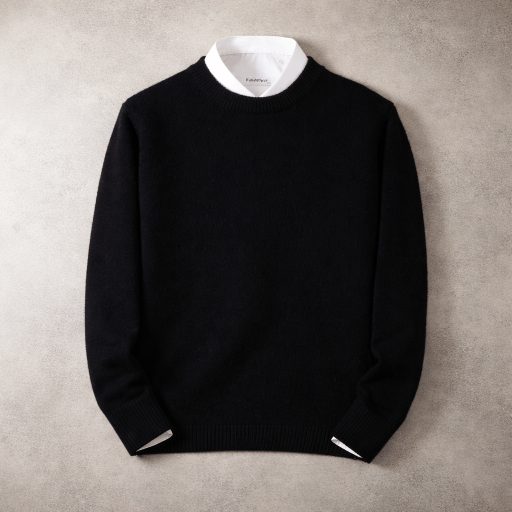 Men's Fine Knit Crewneck Sweater