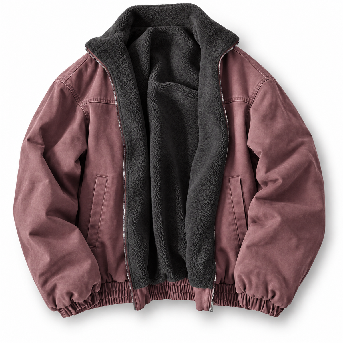 Men's Teddy-Lined Bomber Jacket