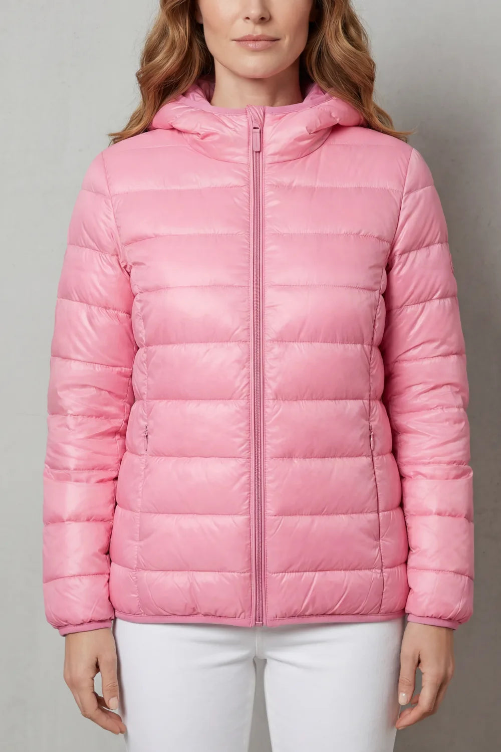 Women's Lightweight Hooded Puffer Jacket