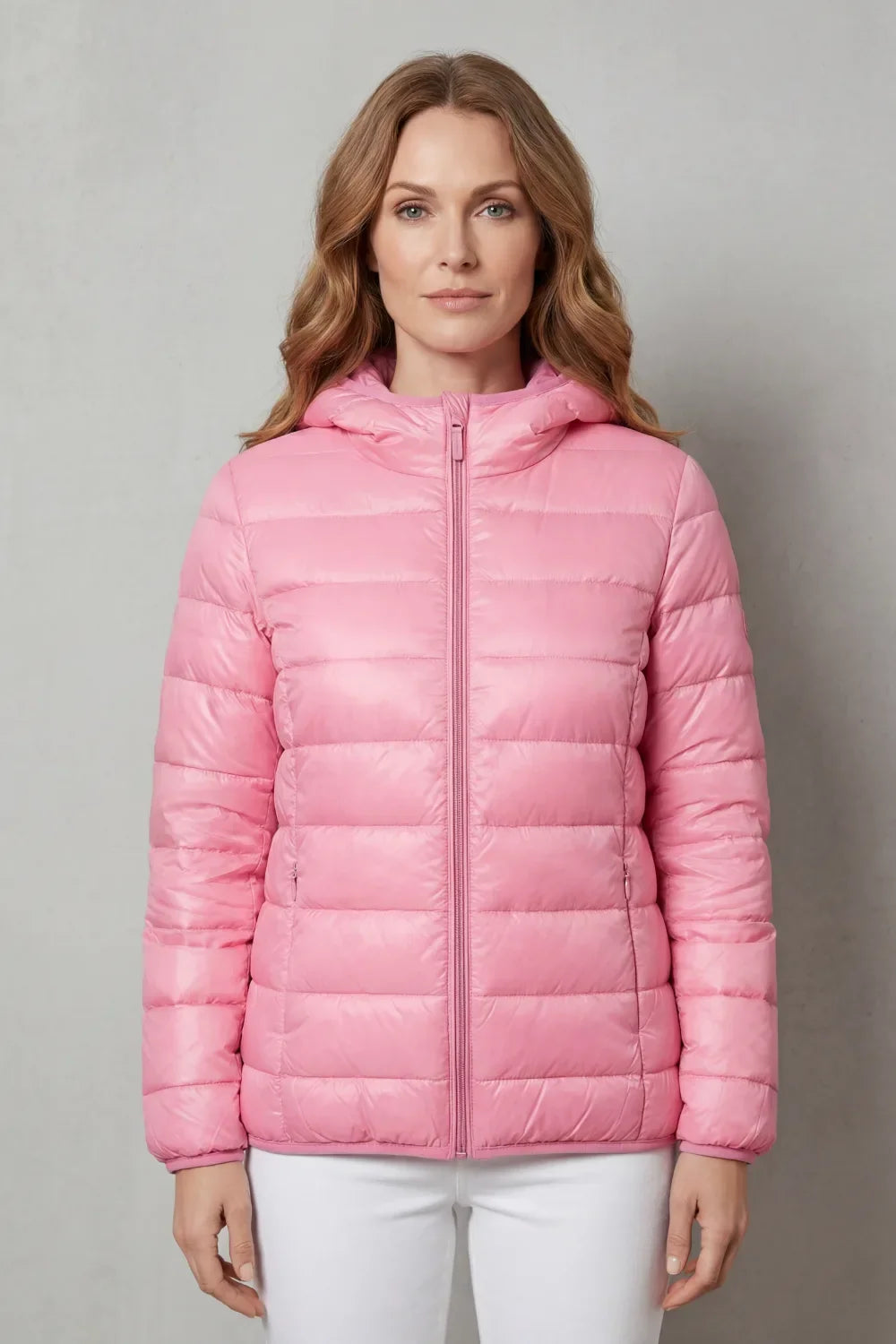 Women's Lightweight Hooded Puffer Jacket