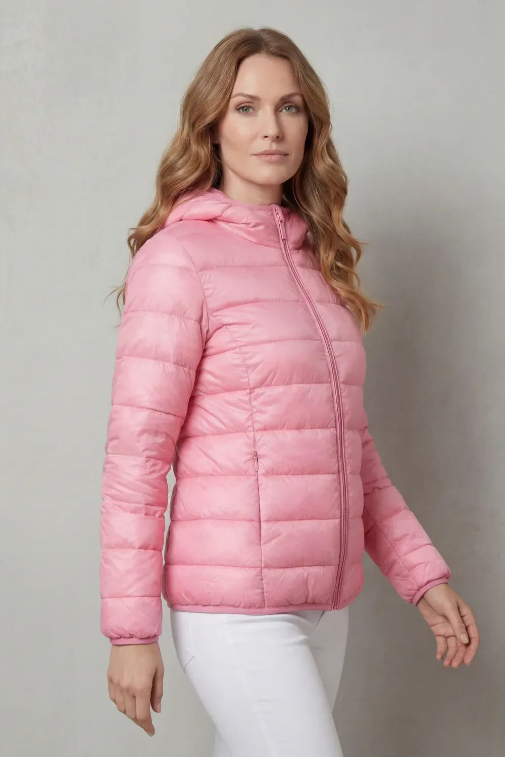 Women's Lightweight Hooded Puffer Jacket
