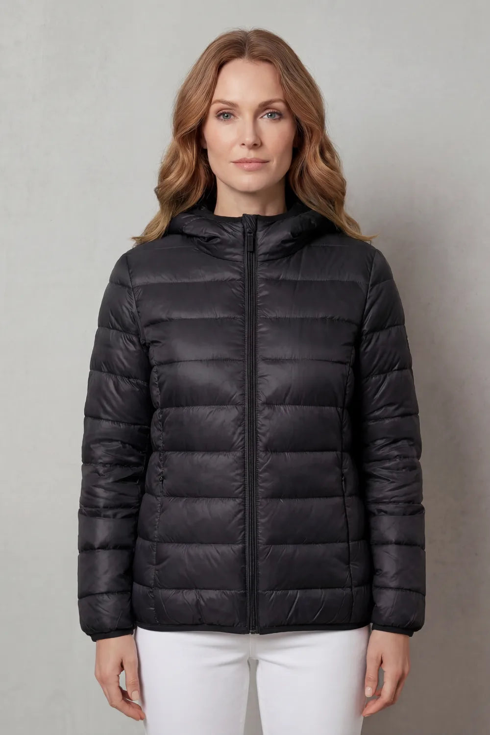 Women's Lightweight Hooded Puffer Jacket