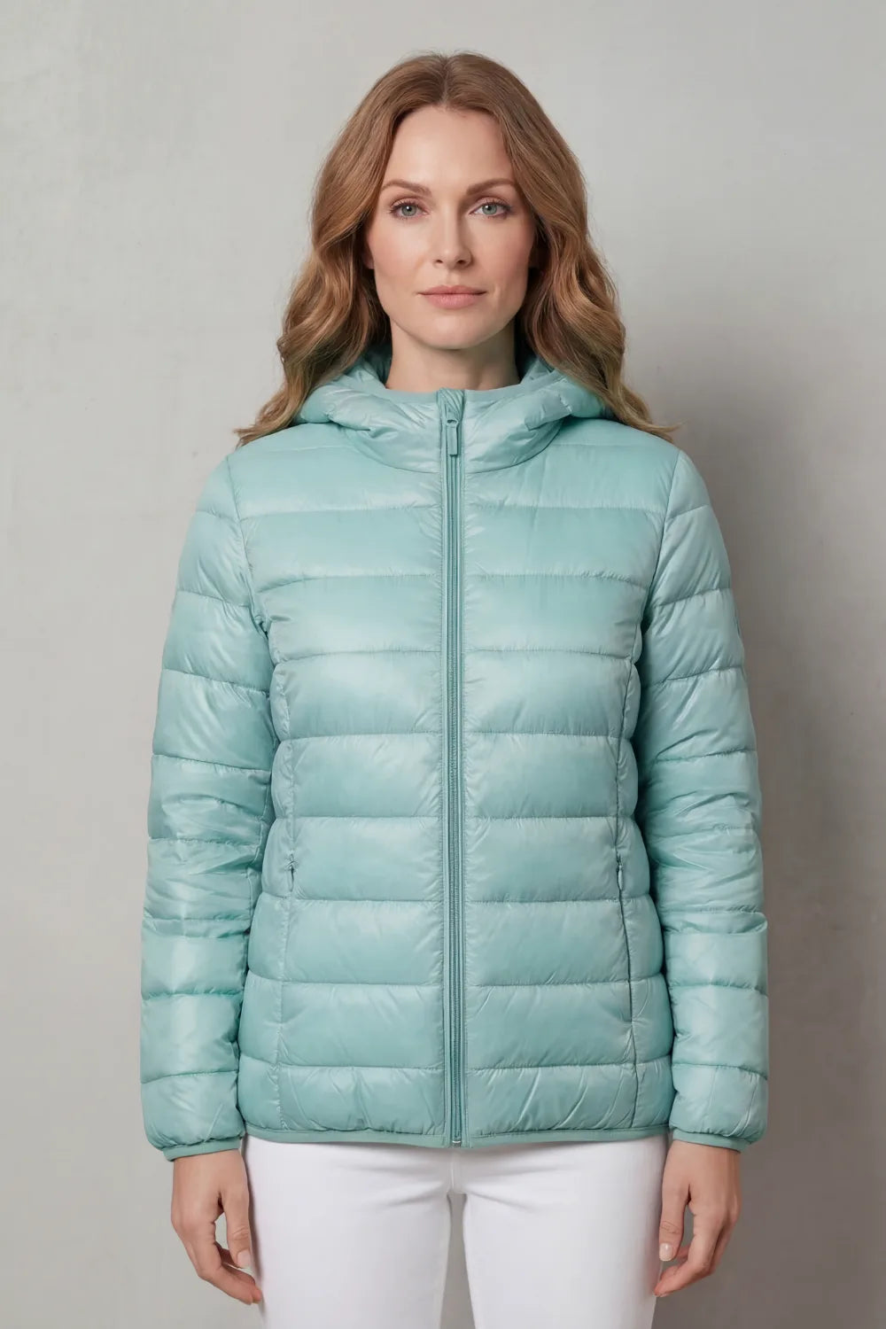 Women's Lightweight Hooded Puffer Jacket