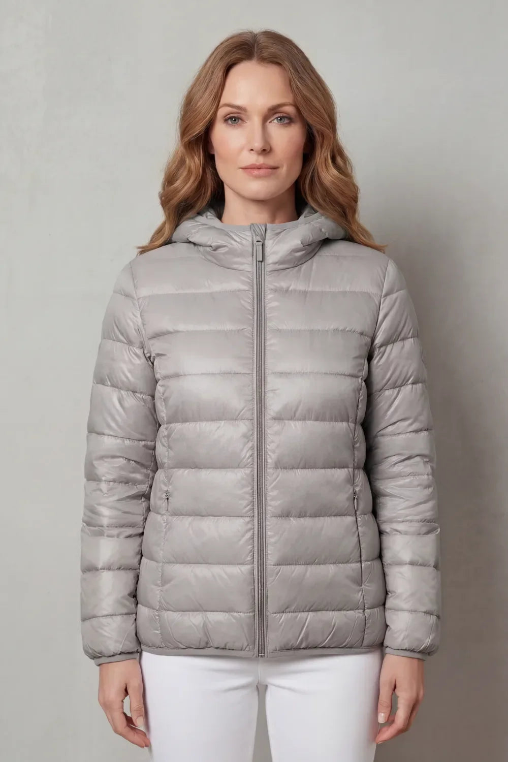 Women's Lightweight Hooded Puffer Jacket