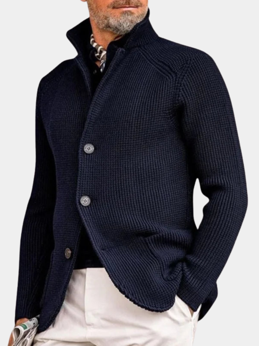 Men's Knit Blazer Cardigan