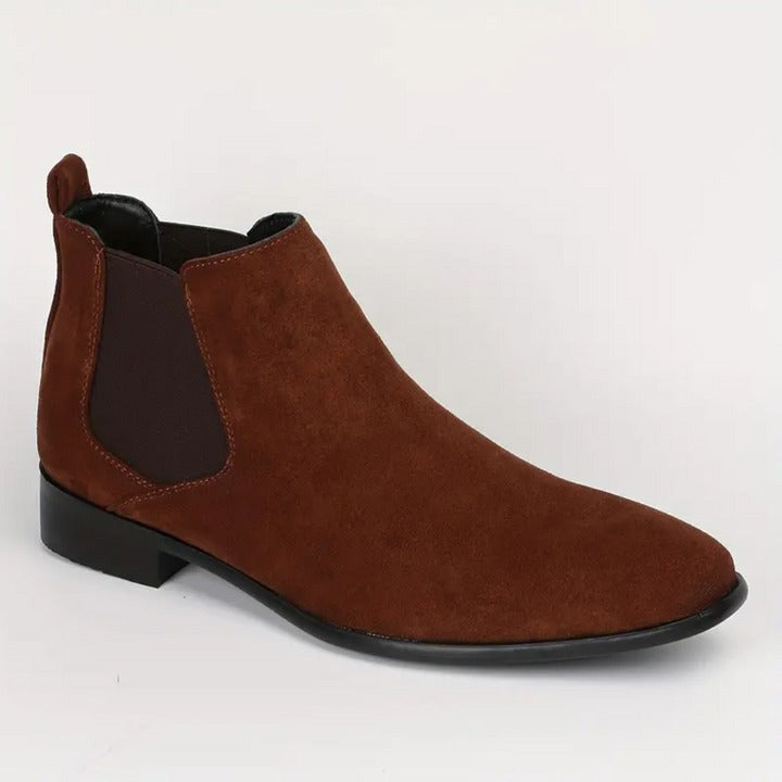 Men's Classic Suede Chelsea Boots