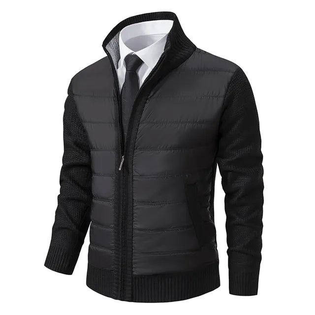 Men's Quilted Knit Hybrid Jacket