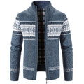 Men's Nordic Knit Zip Cardigan