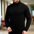 Men's Full-Zip Track Jacket with Stand Collar