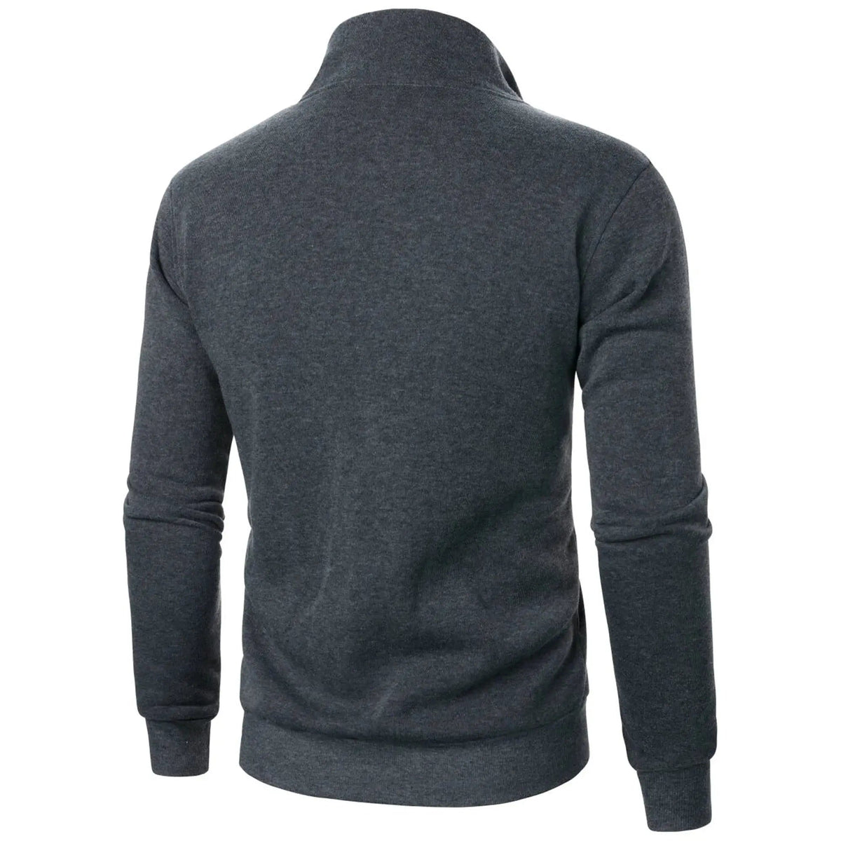 Men's Full-Zip Track Jacket with Stand Collar