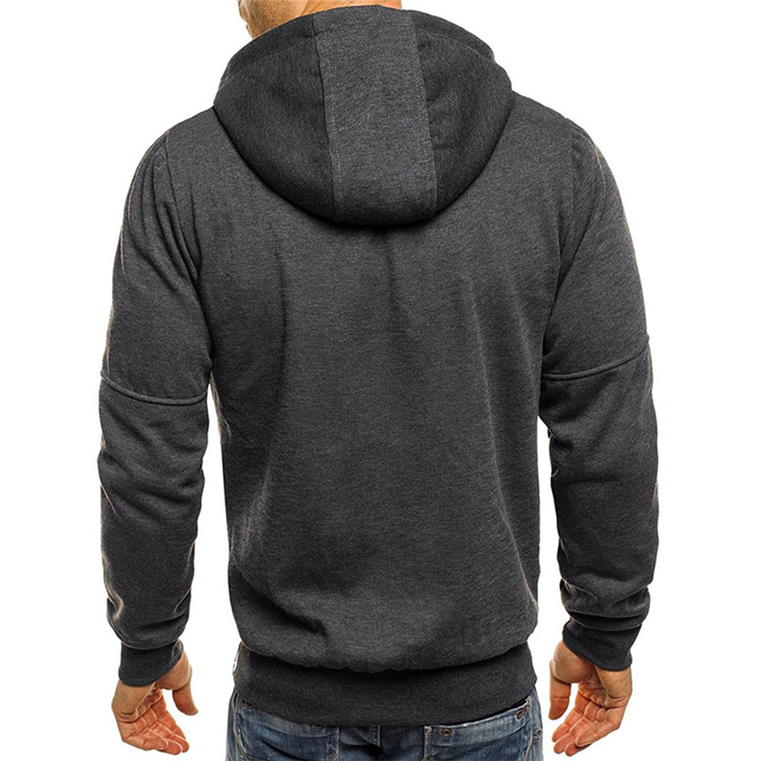 Men's Sporty Full-Zip Hoodie