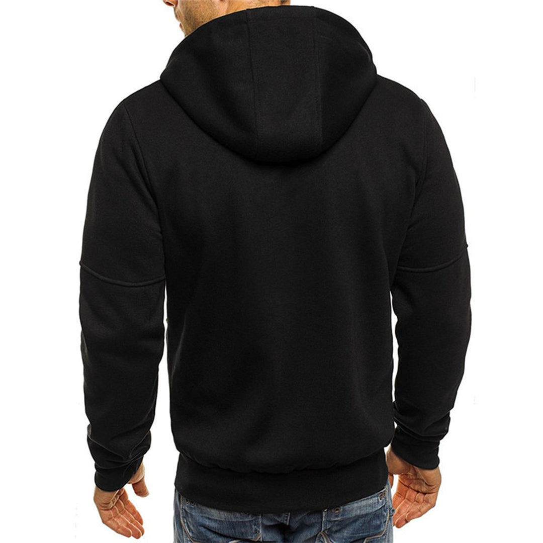 Men's Sporty Full-Zip Hoodie