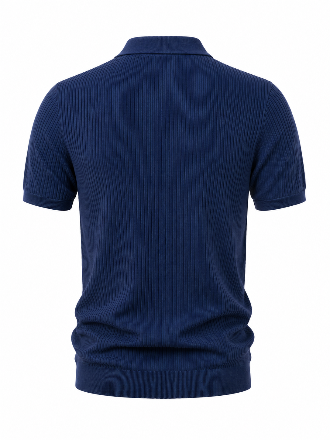 Men's Blue Polo Shirt – Classic Short Sleeve Casual Collared Top