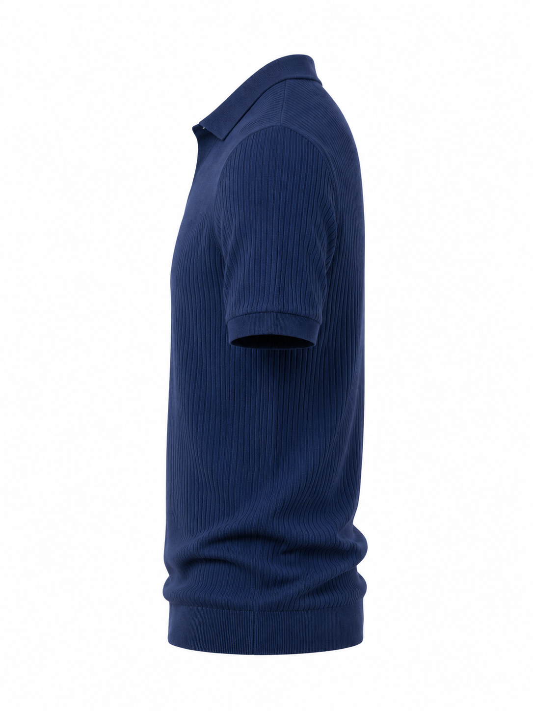 Men's Blue Polo Shirt – Classic Short Sleeve Casual Collared Top