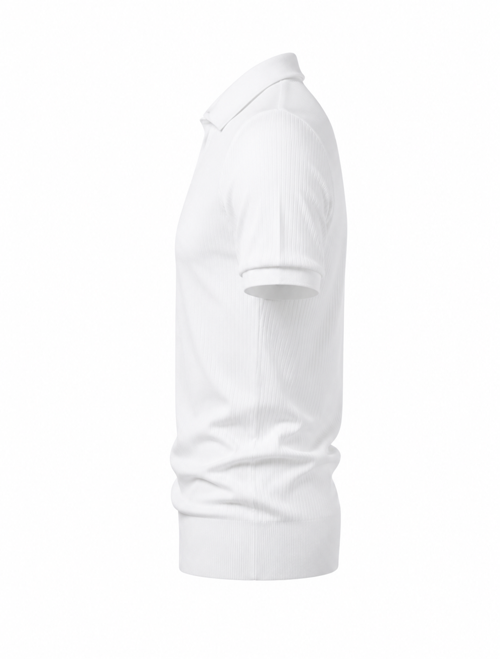 Men's White Polo Shirt – Classic Short Sleeve Casual Collared Top
