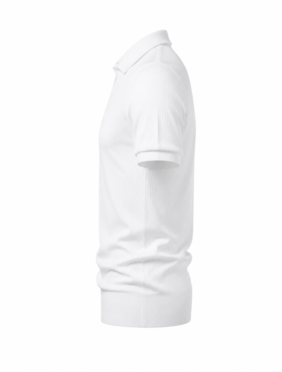 Men's White Polo Shirt – Classic Short Sleeve Casual Collared Top