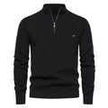 Men's Ribbed Knit Half-Zip Sweater