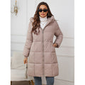 Women's A-Line Quilted Hooded Parka
