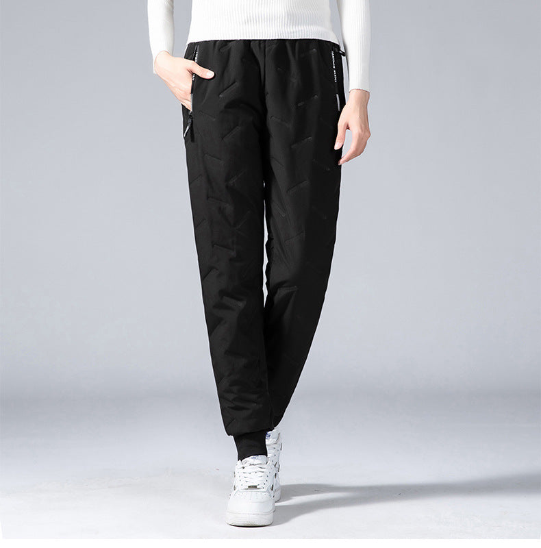 Men's Quilted Fleece-Lined Thermal Jogger Pants