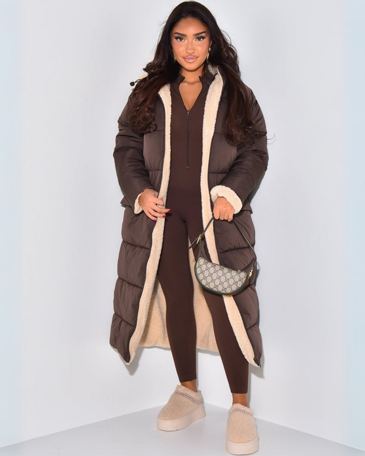 Women's Reversible 2-in-1 Warm Winter Parka Jacket