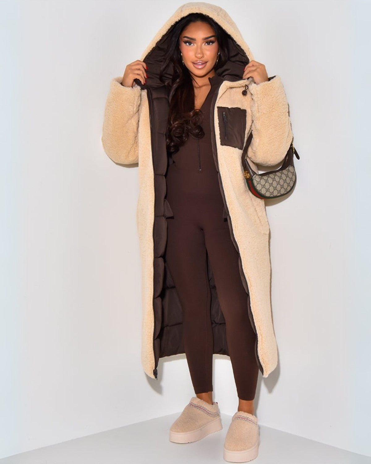 Women's Reversible 2-in-1 Warm Winter Parka Jacket