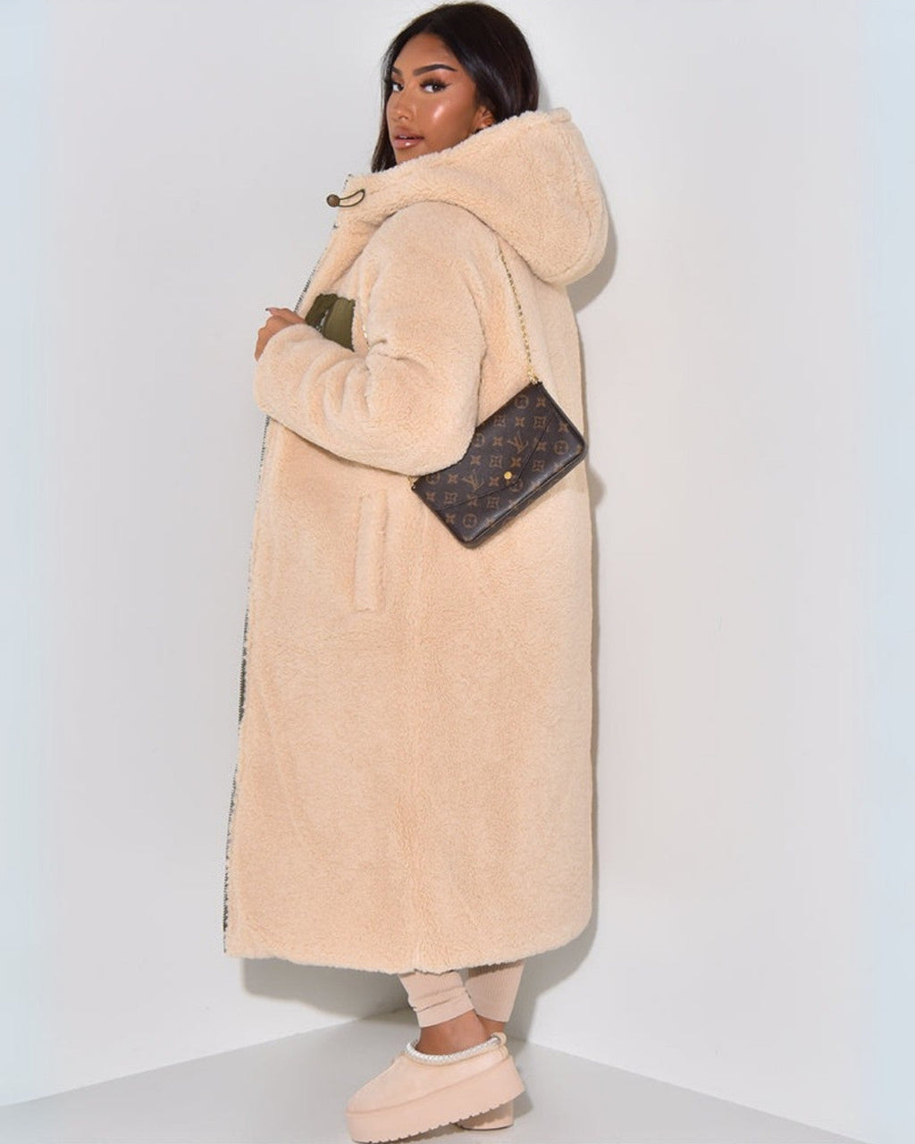 Women's Reversible 2-in-1 Warm Winter Parka Jacket
