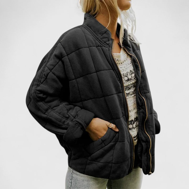 Women's Quilted Stand-Collar Puffer Jacket