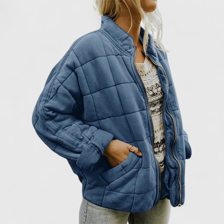 Women's Quilted Stand-Collar Puffer Jacket