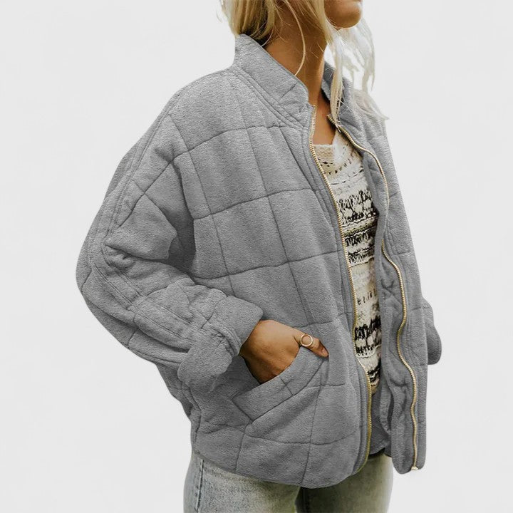 Women's Quilted Stand-Collar Puffer Jacket
