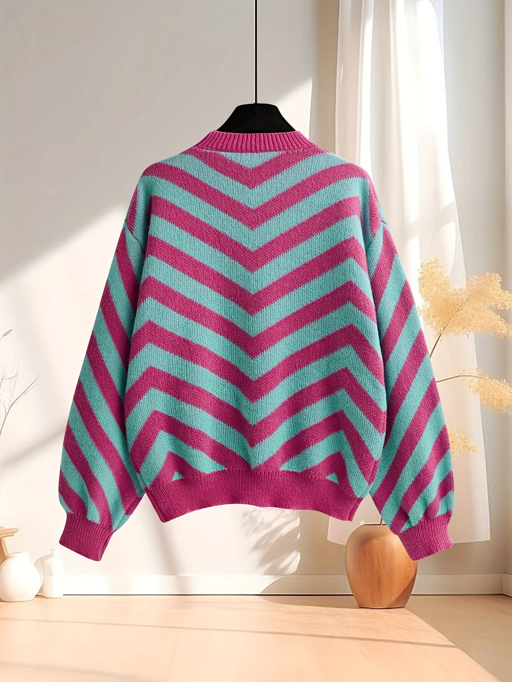 Women's Chevron Knit Sweater