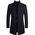 Men's Stand Collar Overcoat