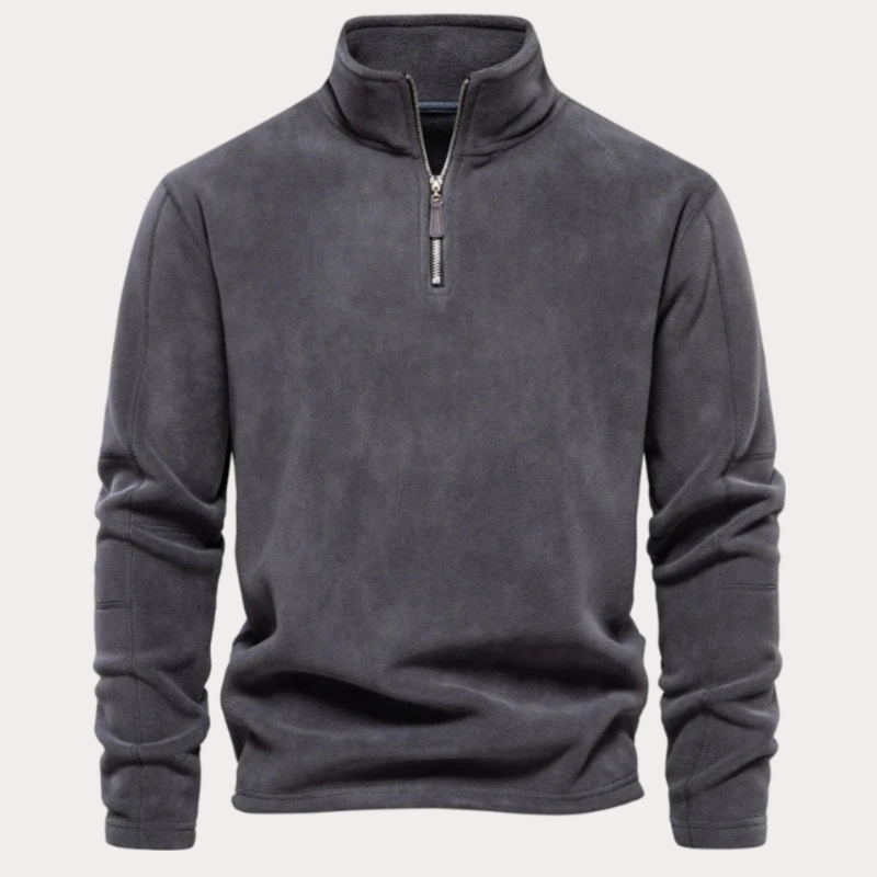 Men's Quarter-Zip Polar Fleece Pullover