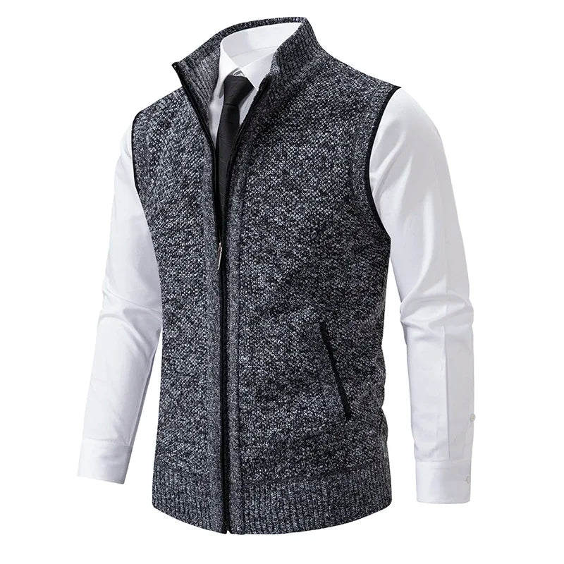 Men's Zip-Up Sweater Vest