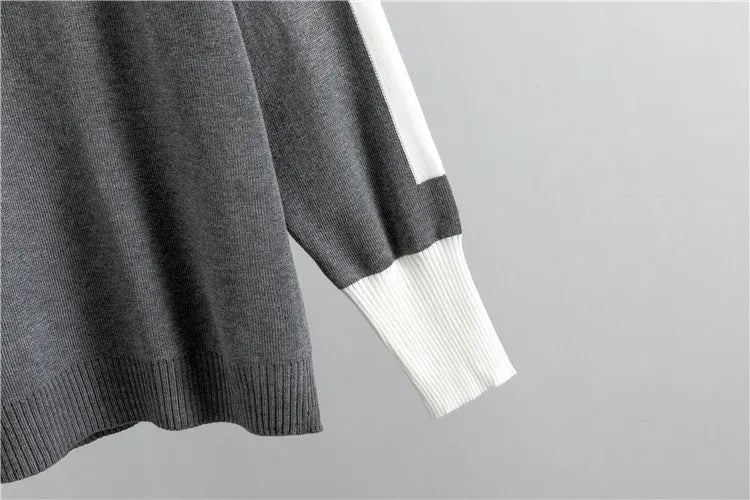 Women's Two-Piece Knit Tracksuit Set